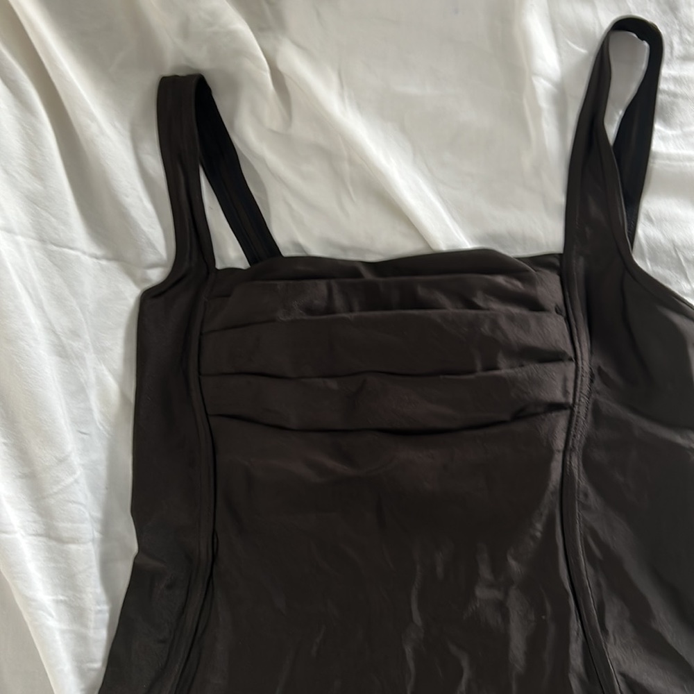 Swimsuit, two piece tankini, Sweetheart, neckline, size 12, black